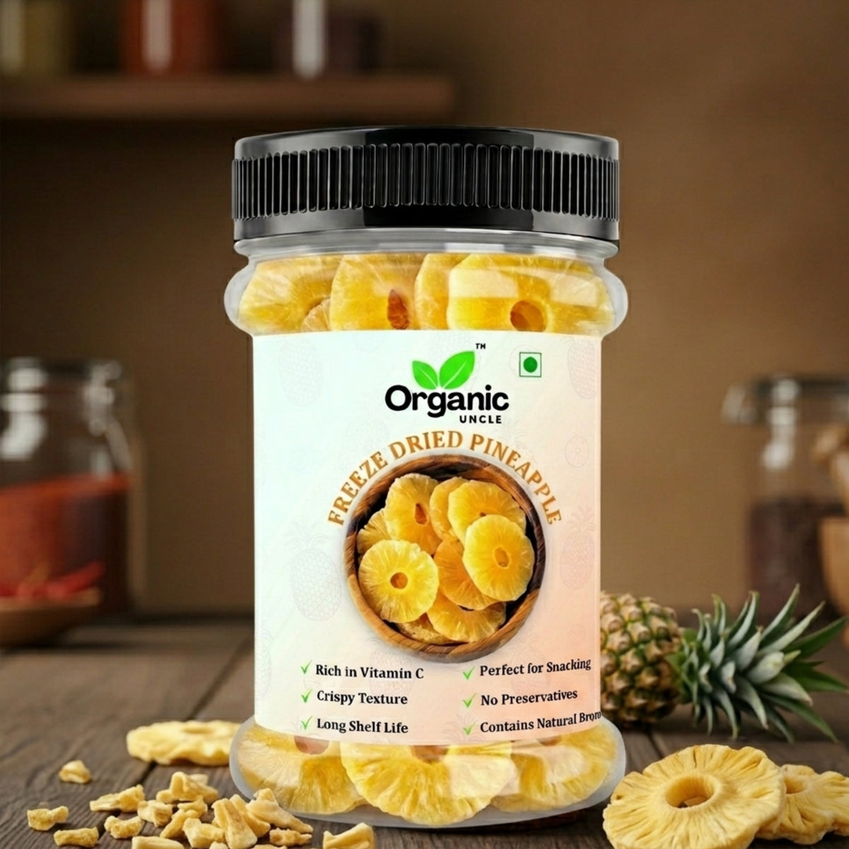 Freeze Dried Pineapple