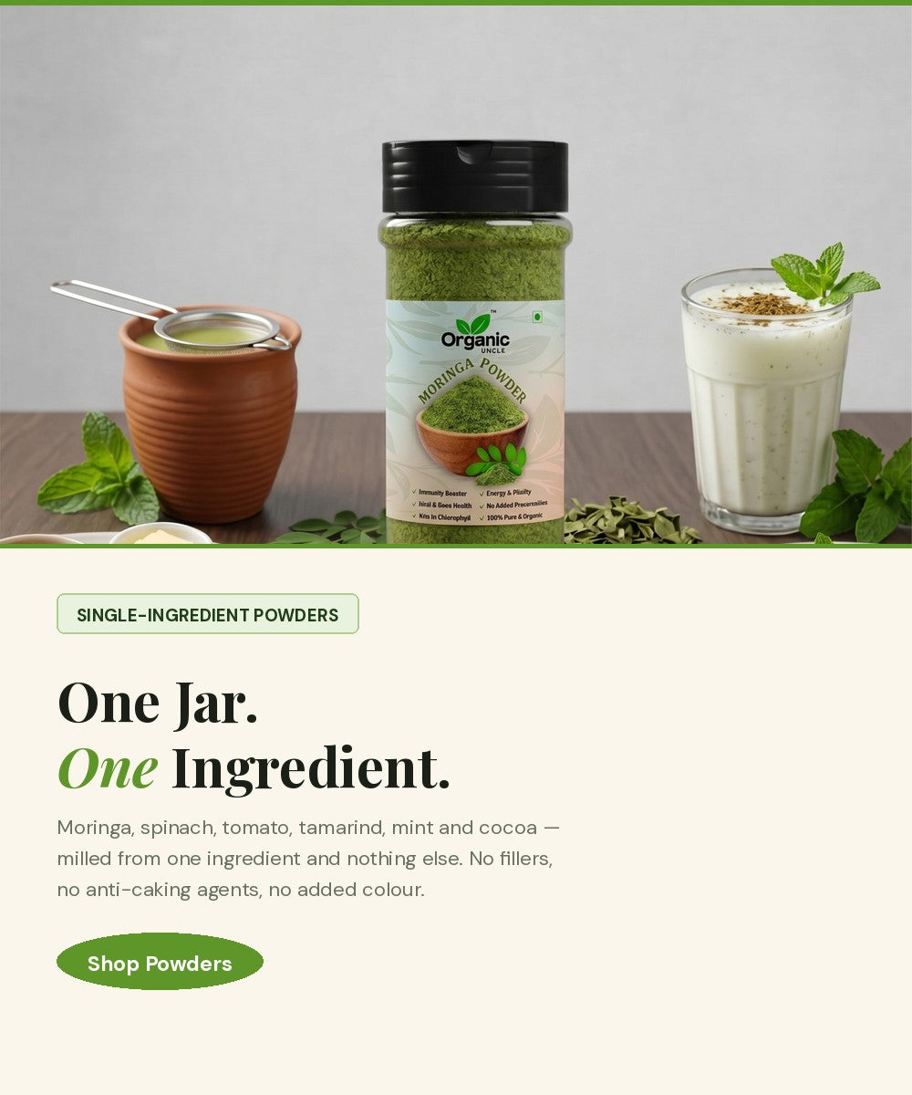 Single ingredient powders
