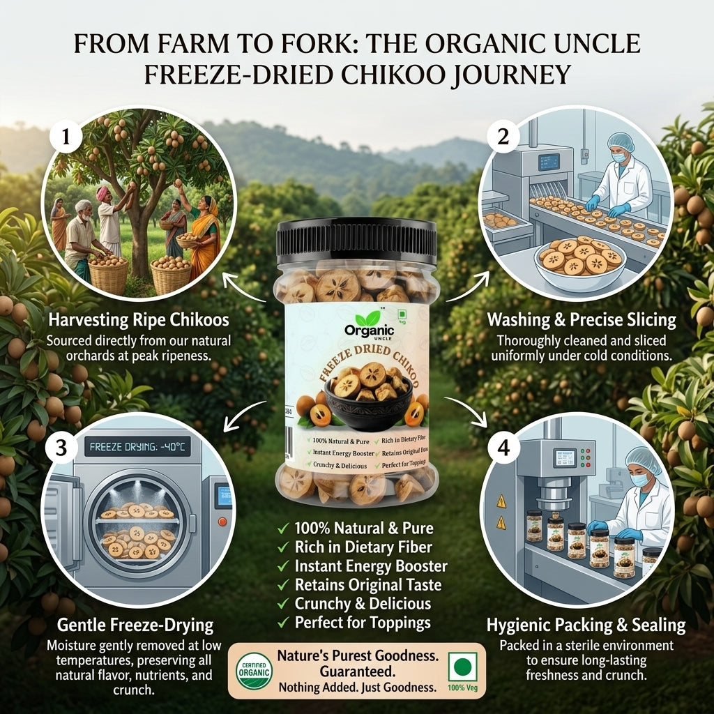 Freeze Dried Chikoo