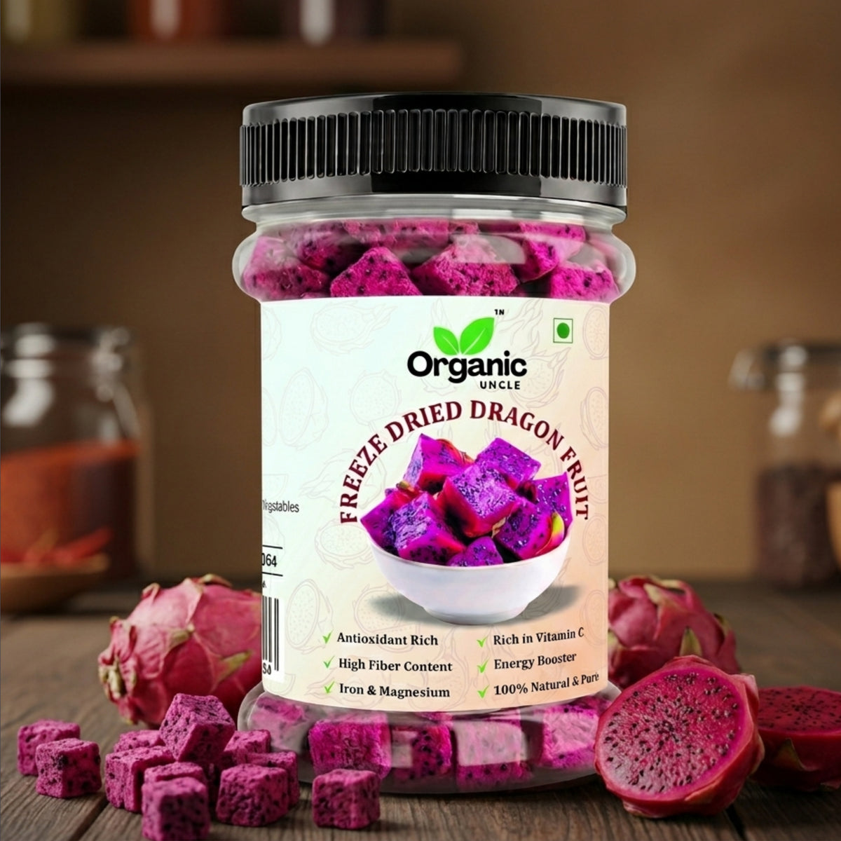 Freeze Dried Dragon Fruit