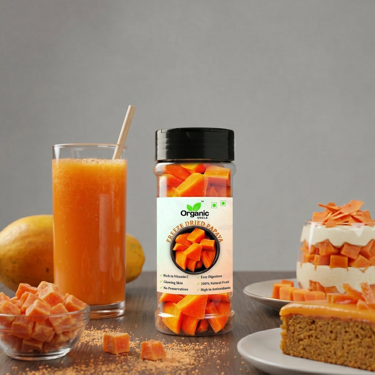Freeze Dried Papaya